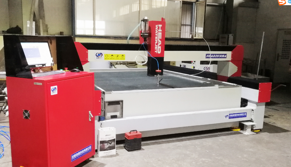 Máquina de corte por chorro de agua CnC para corte de metales